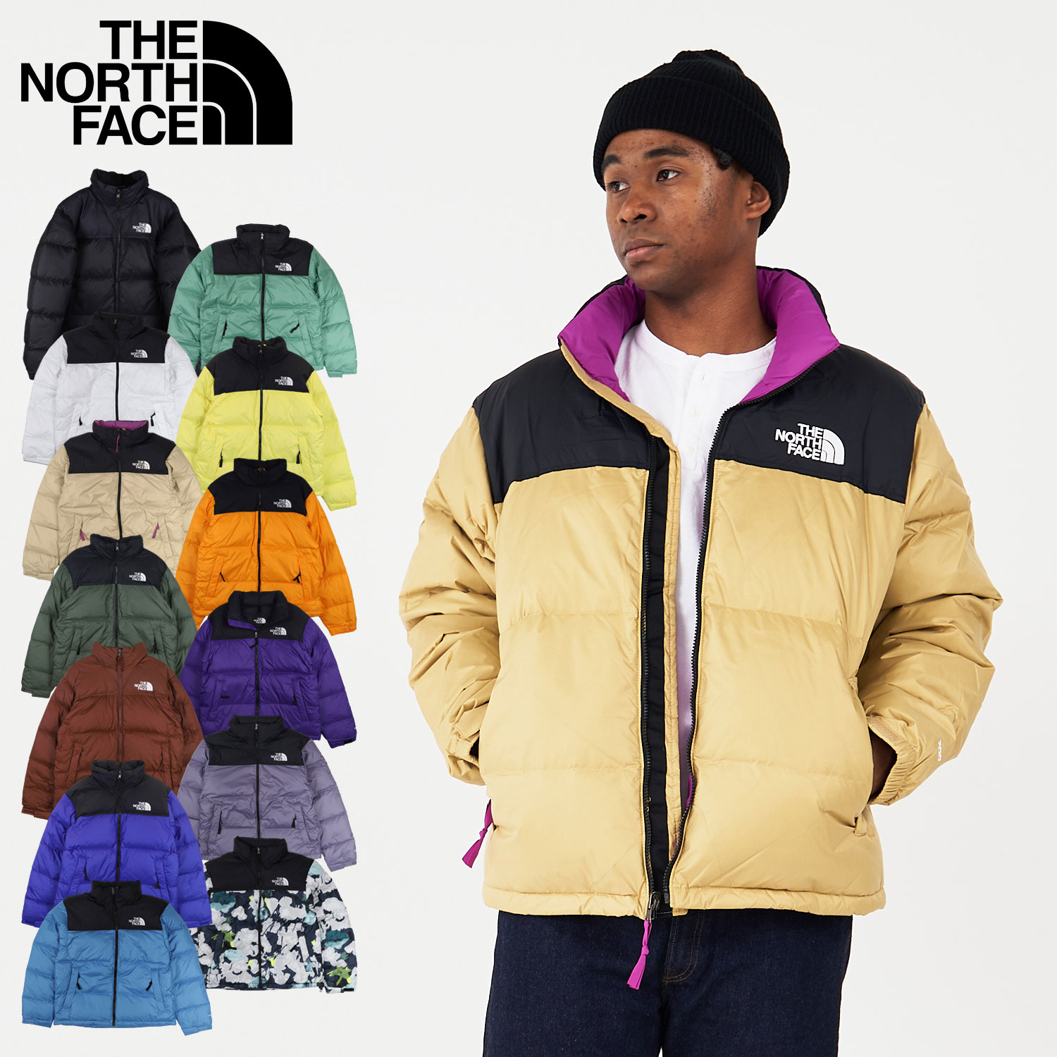 The north face 1996 ヌプシダウンジャケット 楽天市場】ノースフェイス プリンテッド 1996 レトロ ヌプシ