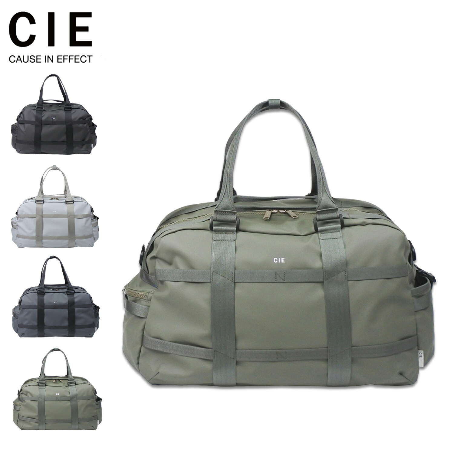 シー CIE ダッフルバッグ ボストンバッグ ショルダー メンズ レディース 34L 防水 撥水 GRID3 DUFFLE BAG ブラック グレー ネイビー オリーブ 黒 032205 母の日