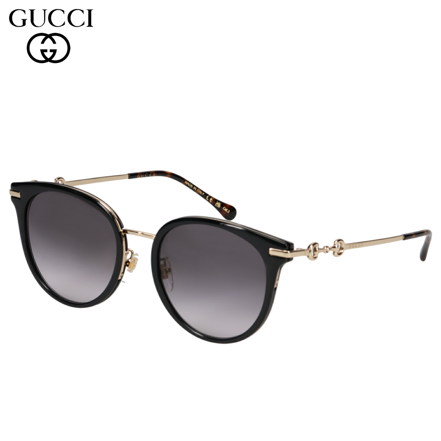 GUCCI グッチ サングラス メンズ レディース アジアンフィット UVカット 紫外線対策 SUNGLASSES ブラック 黒 GG1015SK-001 母の日
