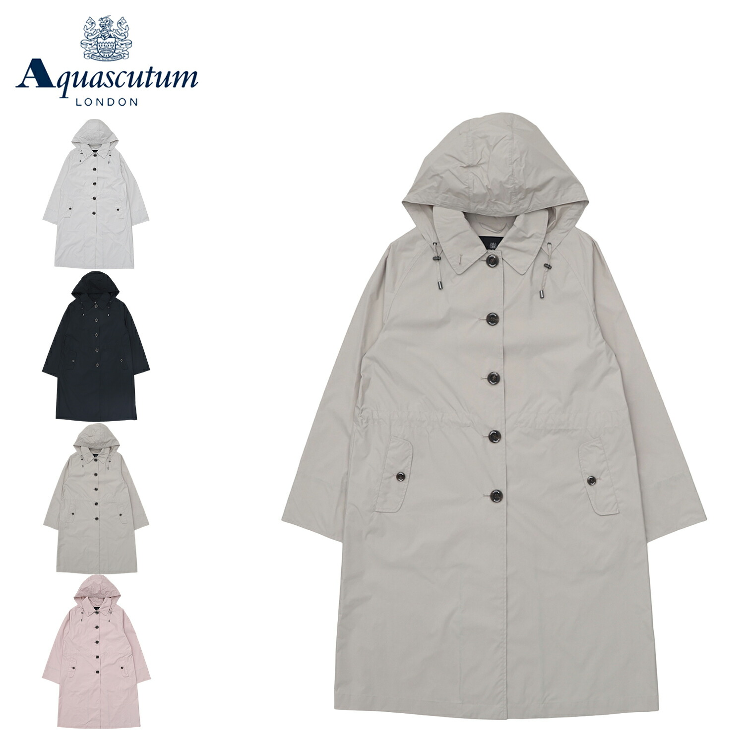 Aquascutum ベージュ レインコート asm-41014_e.jpg