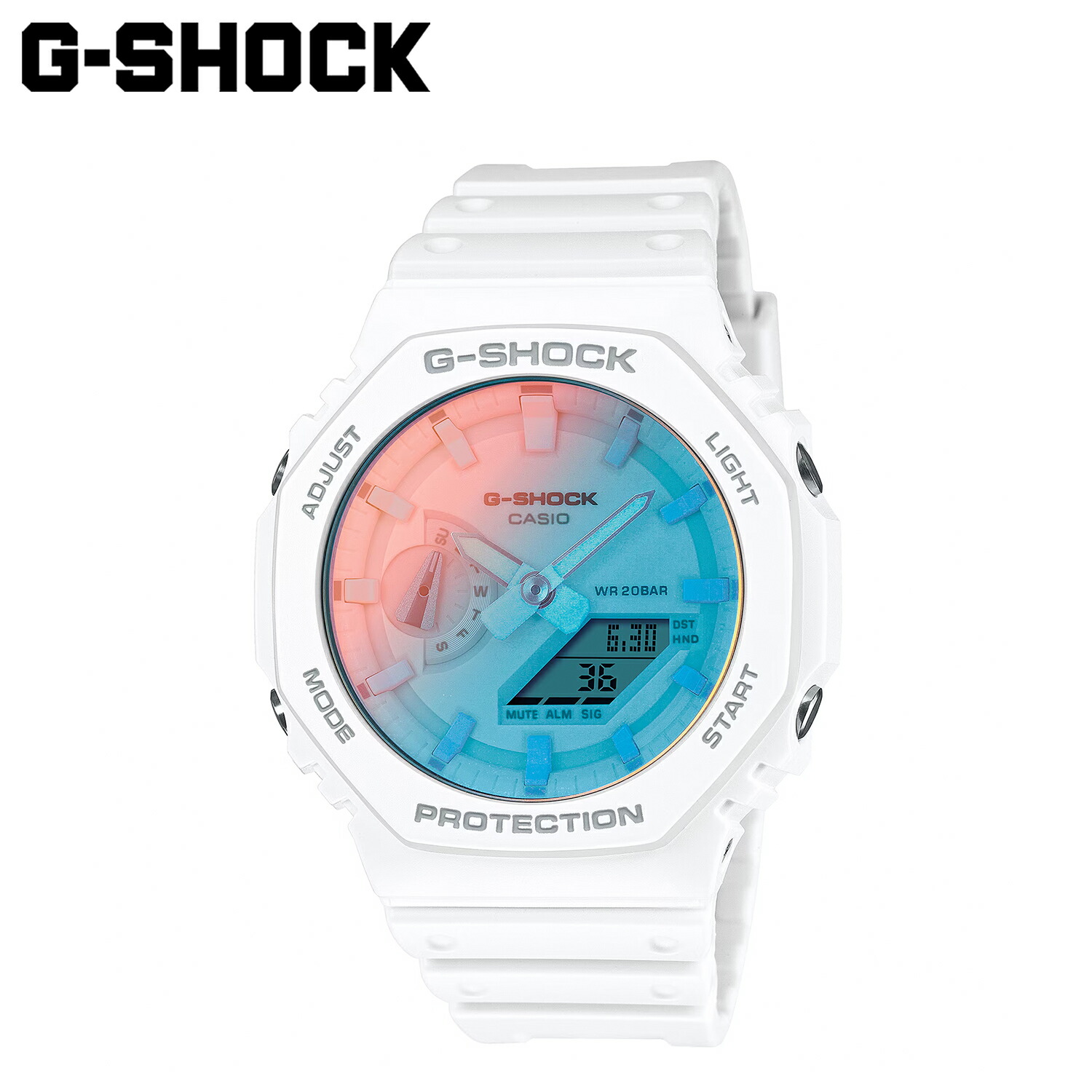 CASIO カシオ G-SHOCK 腕時計 GA-2100TL-7AJF 防水 2100 Series ジーショック Gショック G-ショック メンズ レディース ホワイト 白 11,935円