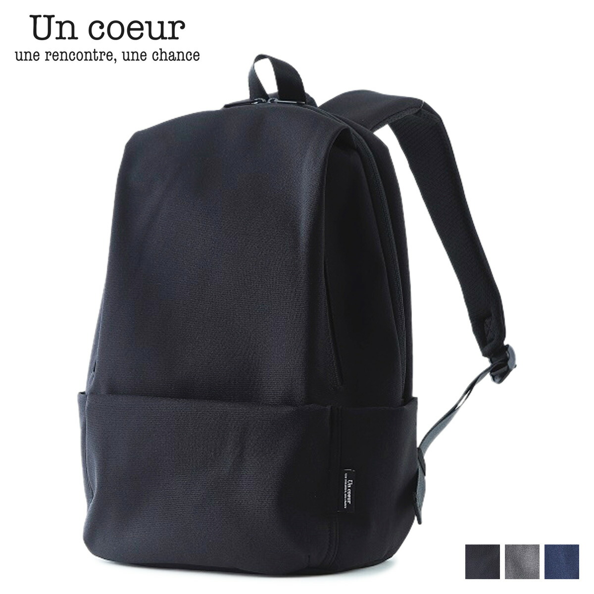 Un coeur アンクール リュック バッグ バックパック メンズ レディース 17L 撥水 TORO 2 ブラック グレー ネイビー 黒 K908228]｜シュガーオンラインショップ