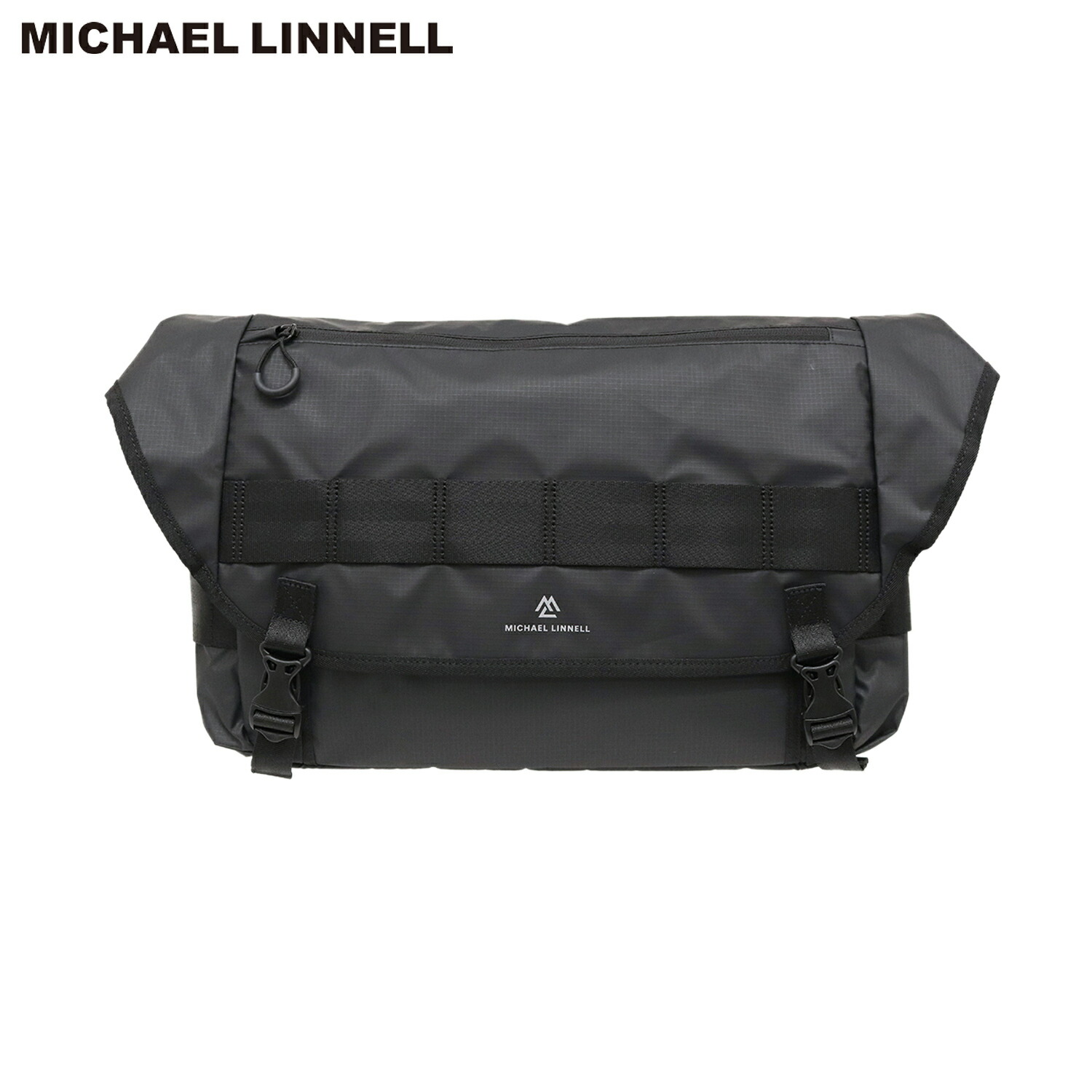 MICHAEL LINNELL マイケルリンネル バッグ メッセンジャーバッグ メンズ レディース 17L 大容量 斜めがけ 撥水 軽量 耐熱 耐水圧 耐久 MESSENGER BAG ブラック 黒 MLAC-26 母の日
