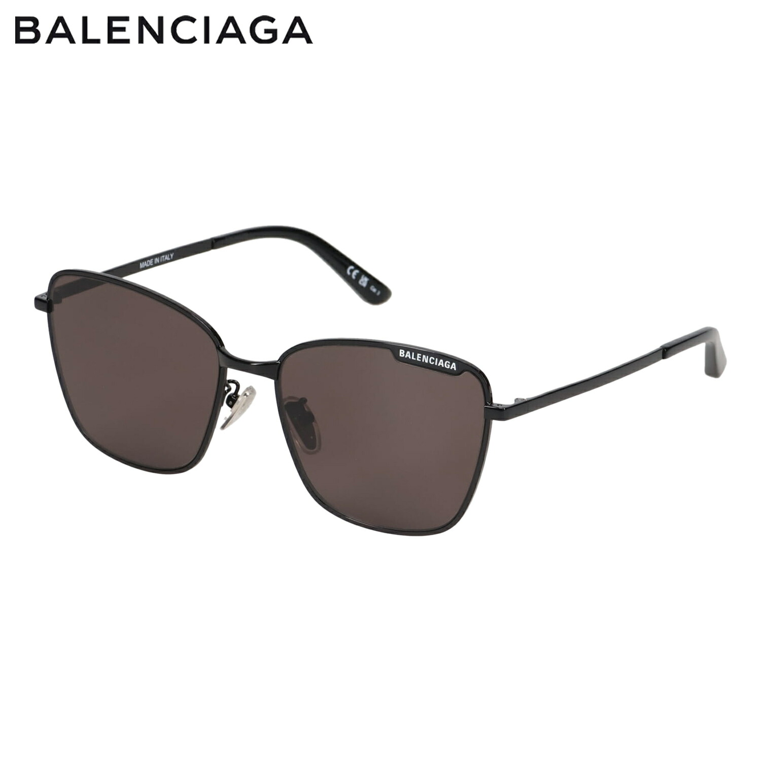 【最大1000円OFFクーポン発行中】 BALENCIAGA バレンシアガ サングラス メンズ レディース UVカット アジアンフィット SUNGLASSES ブラック 黒 BB0279SA-001|シュガーオンラインショップ