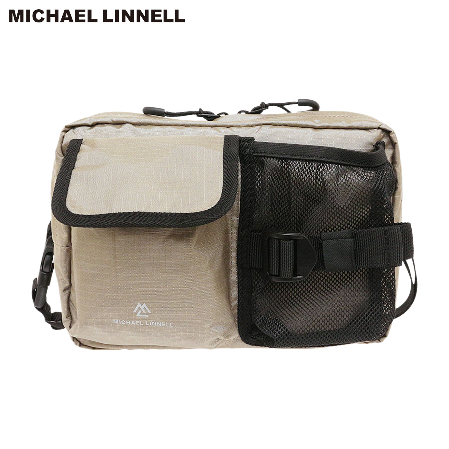MICHAEL LINNELL マイケルリンネル バッグ ショルダーバッグ メンズ レディース 4L 軽量 撥水 斜めがけ ベージュ MLRT-07 母の日