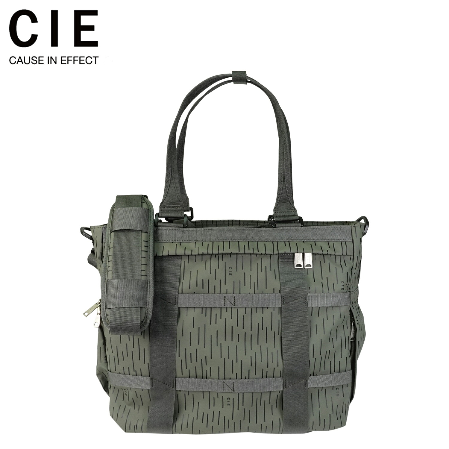 シー CIE バッグ トートバッグ ショルダー グリッド3 メンズ レディース 16L ファスナー付き 軽量 防水 撥水 日本限定 GRID3 2WAY TOTE BAG LIMITED EDITION オリーブ 032206RC 母の日