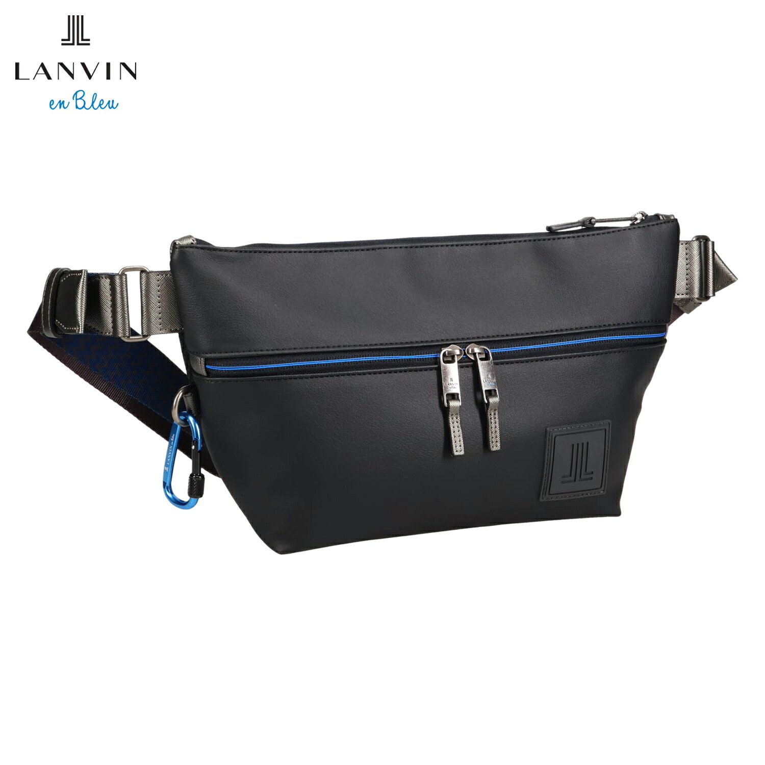 【最大1000円OFFクーポン発行中】 LANVIN en Bleu ランバンオンブルー ボディバッグ ショルダーバッグ ワンショルダー メンズ レディース 斜めがけ 大人 軽量 クレンズ ブラック 黒 502911｜シュガーオンラインショップ