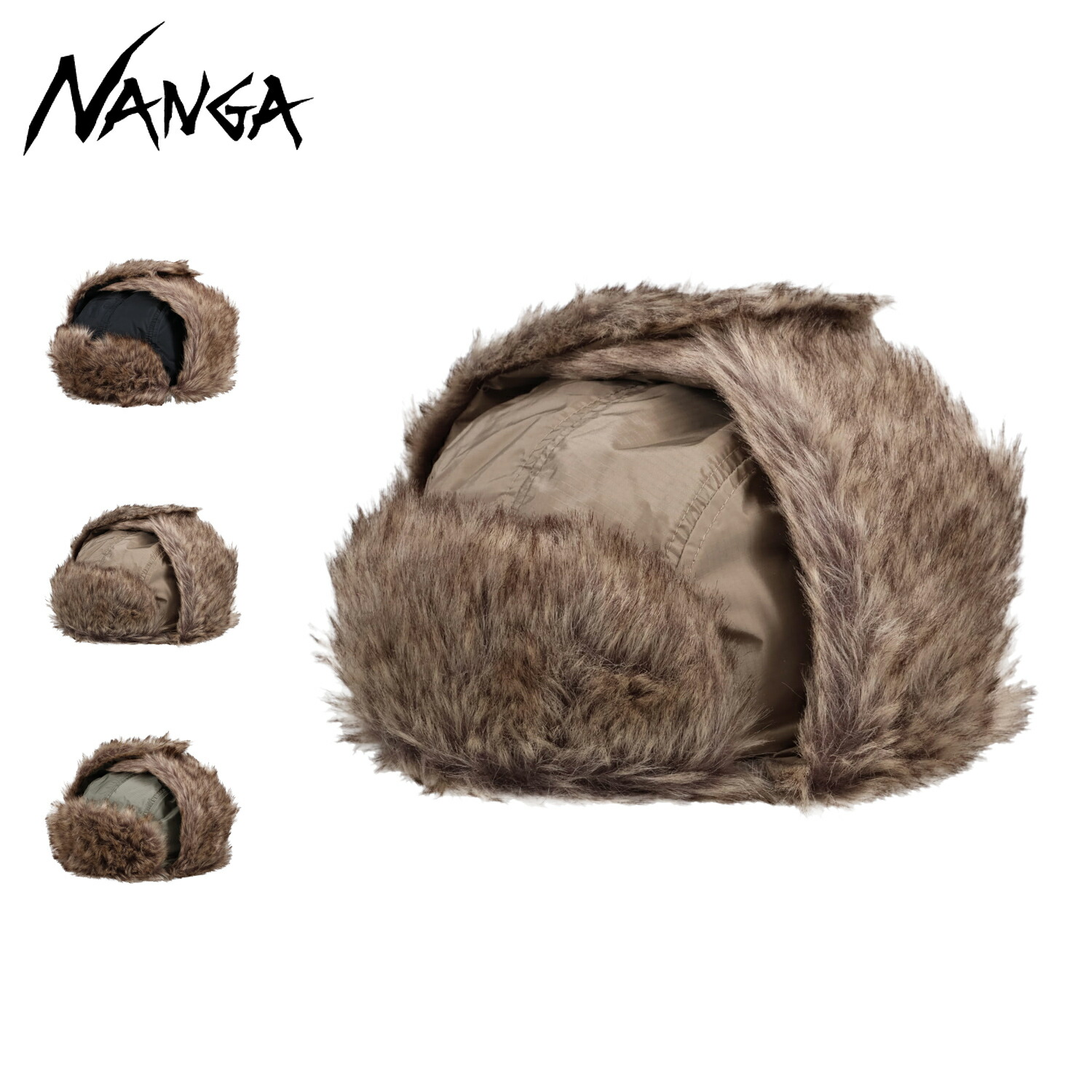 【最大1000円OFFクーポン発行中】 ナンガ NANGA 帽子 キャップ オーロラテックスファーフライト メンズ レディース 耳当て 防寒 防水 防風 透湿 AURORA TEX FUR FLIGHT CAP ブラック ベージュ グリーン 黒 N2532-3A055Z｜シュガーオンラインショップ