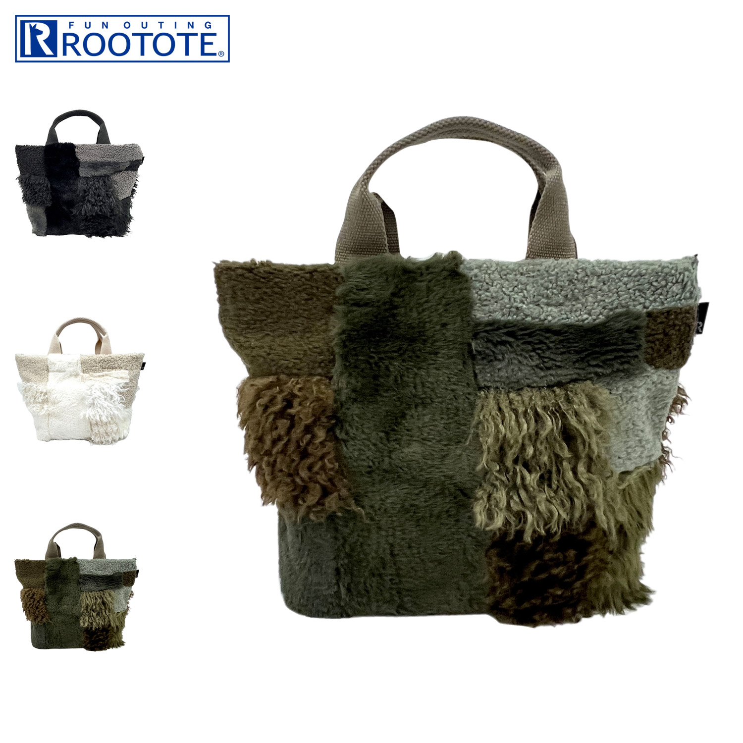 ルートート ROOTOTE バッグ トートバッグ レディース 軽量 大人 SC.DELI.TuguTugu-A ブラック ホワイト カーキ 黒 白 3652 母の日 8,301円
