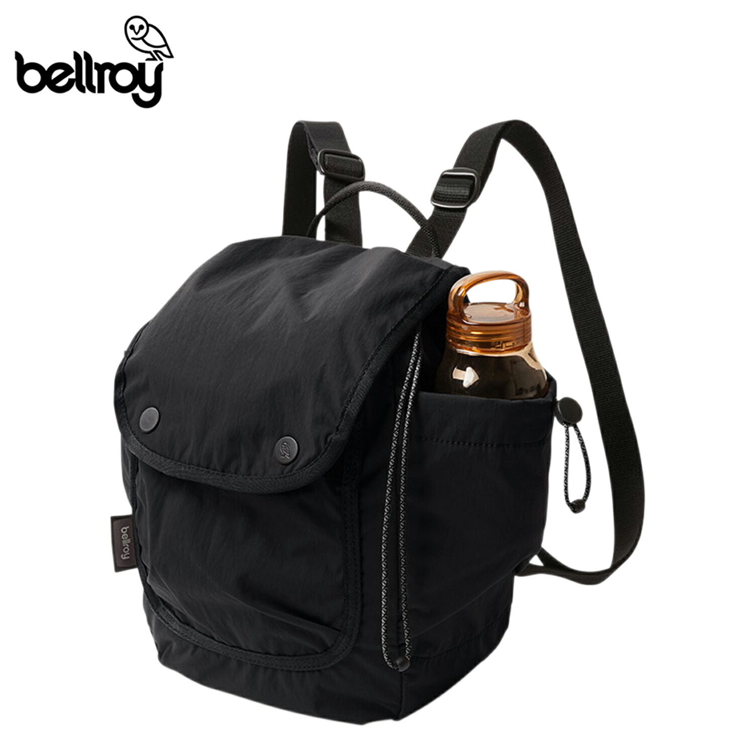 Bellroy ベルロイ リュック バッグ バックパック ミニ メンズ レディース 9L ミニ 軽量 小さめ コンパクト 撥水 CINCH MINIPACK ブラック 黒 BHRA-BLK-243