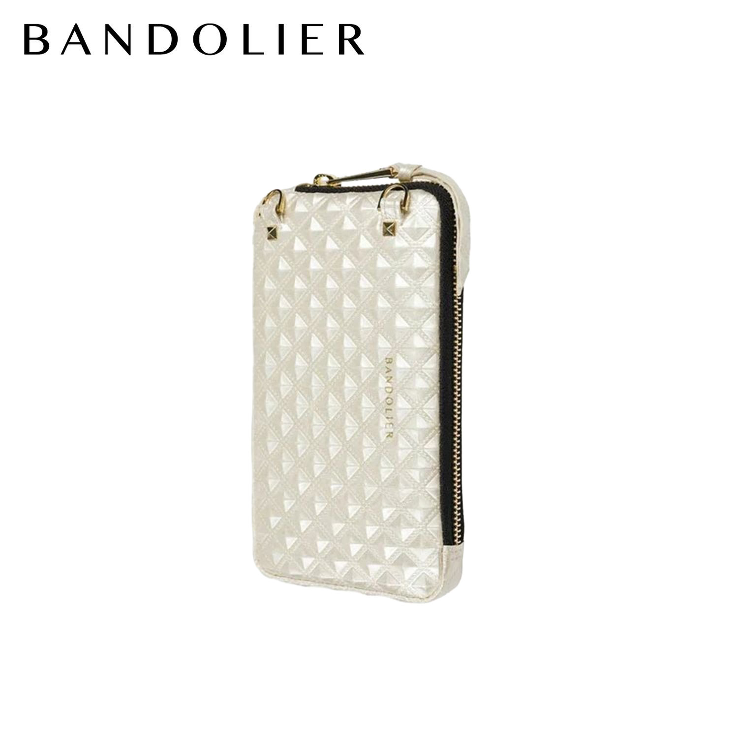 バンドリヤー BANDOLIER ポーチ スマホ スマートフォン 携帯 バンドリア エキスパンデッド シーラ メンズ レディース EXPANDED SHEILA CREAM POUCH クリーム 母の日