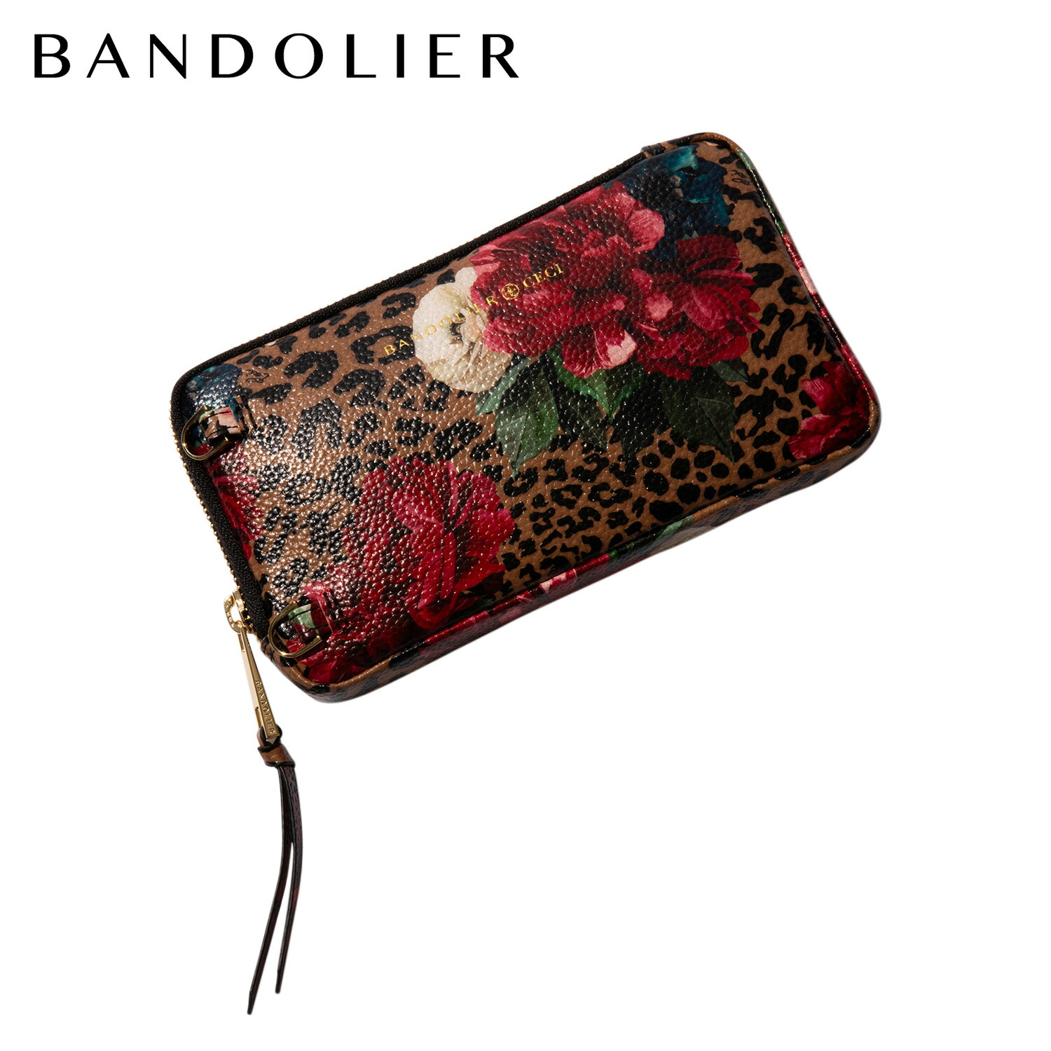 バンドリヤー BANDOLIER ポーチ スマホ 携帯 エクスパンデッドポーチ ダークチーター メンズ レディース EXPANDED POUCH DARK CHEETAH マルチカラー 21GRA