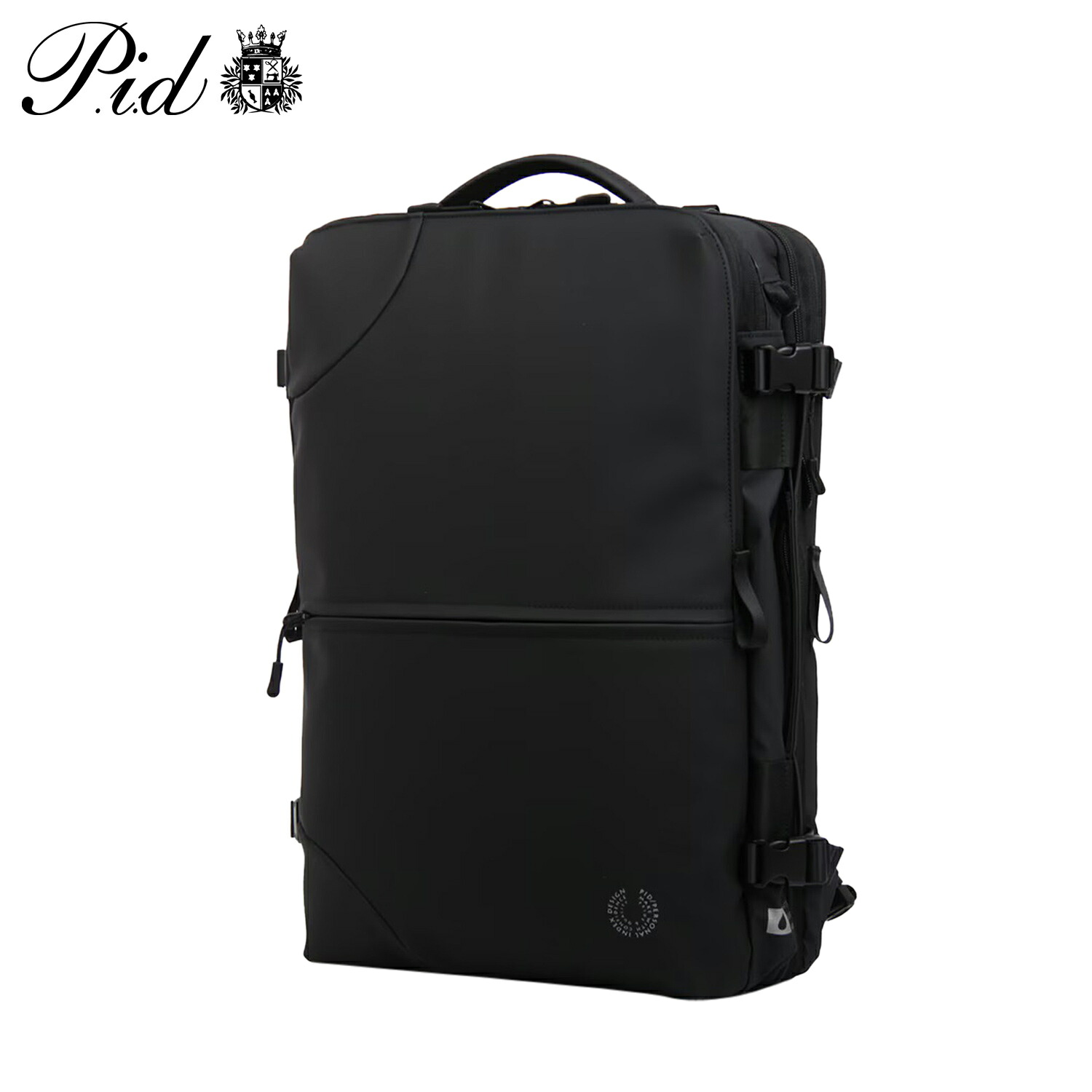 【最大1000円OFFクーポン発行中】 ピーアイディー P.i.d ビジネスリュック リュック バッグ バックパック カバン メンズ レディース 30L 40L 軽量 通勤 出張 撥水加工 耐水 ブラック 黒 PAK504|シュガーオンラインショップ