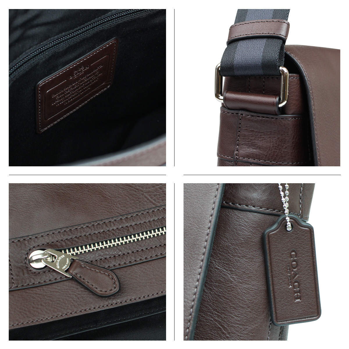 Sugar Online Shop: Coach COACH men&#39;s Messenger bag shoulder bag F71726 mahogany Sullivan leather ...
