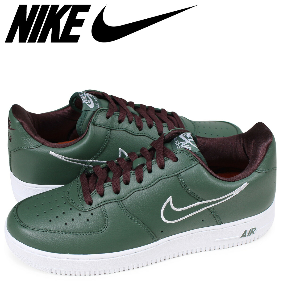 楽天市場 Nike ナイキ エアフォース1 スニーカー メンズ Air Force 1 Low Retro 845053 300 グリーン Zzi 返品不可 シュガーオンラインショップ