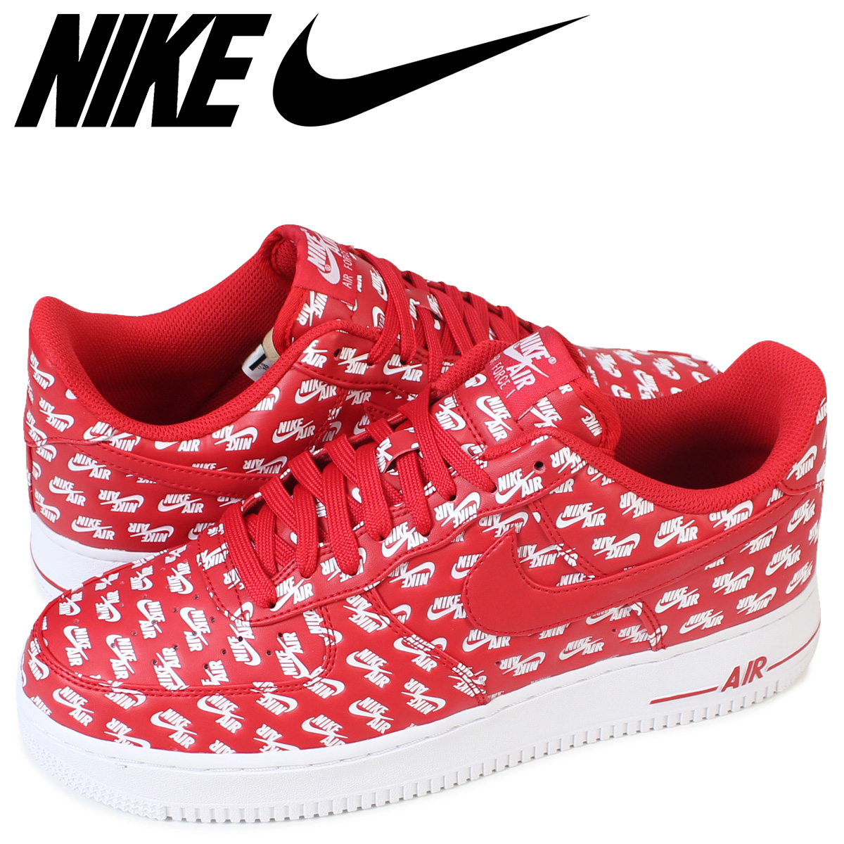 air force 1 red logo