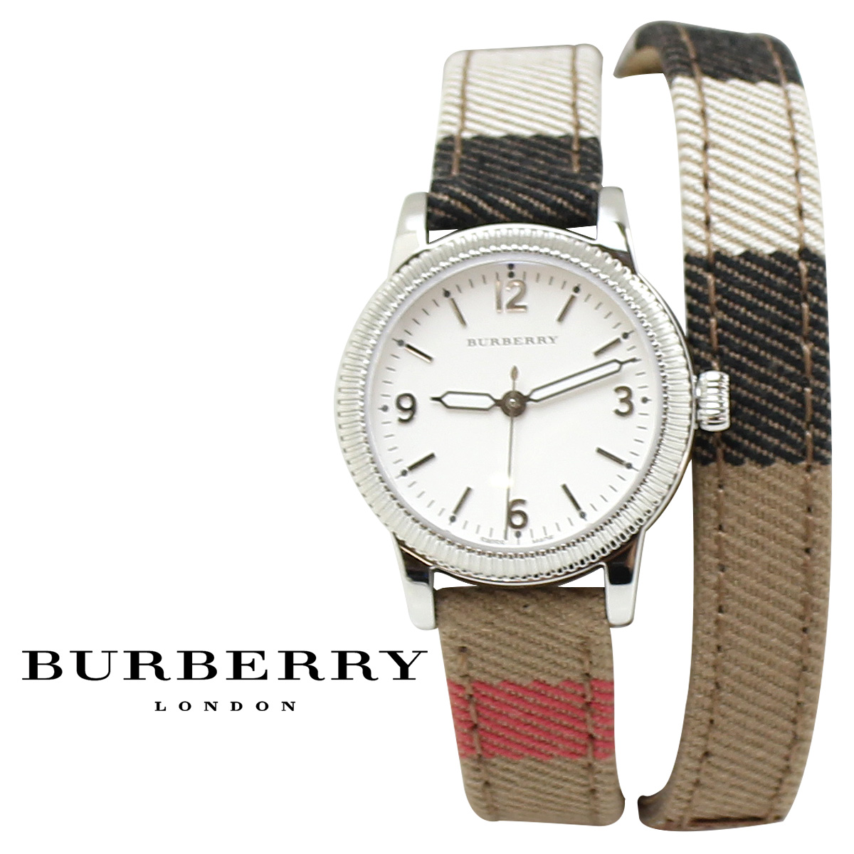 burberry double strap watch