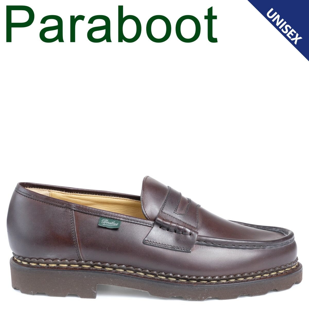 最新人気 Paraboot パラブーツ ブラウン Reims レディース メンズ ローファー シューズ ランス Zzz Prb