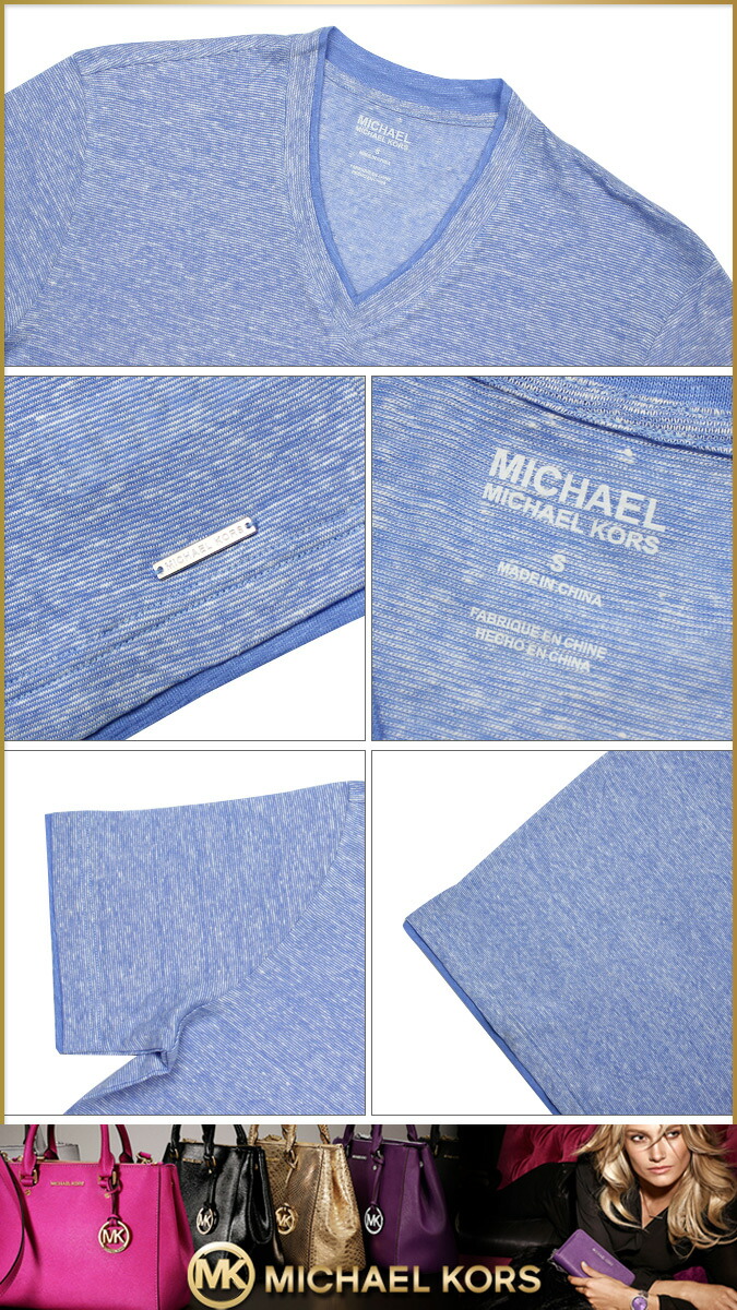 michael kors t shirt womens blue