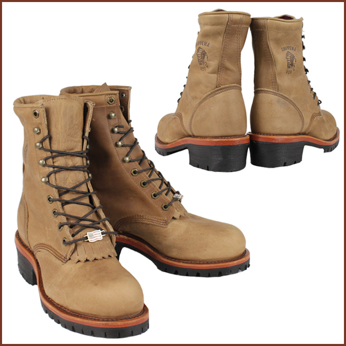 men's chippewa logger boots