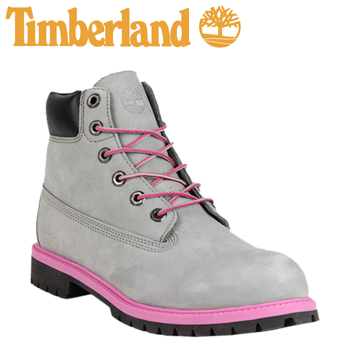 gray timberlands kids