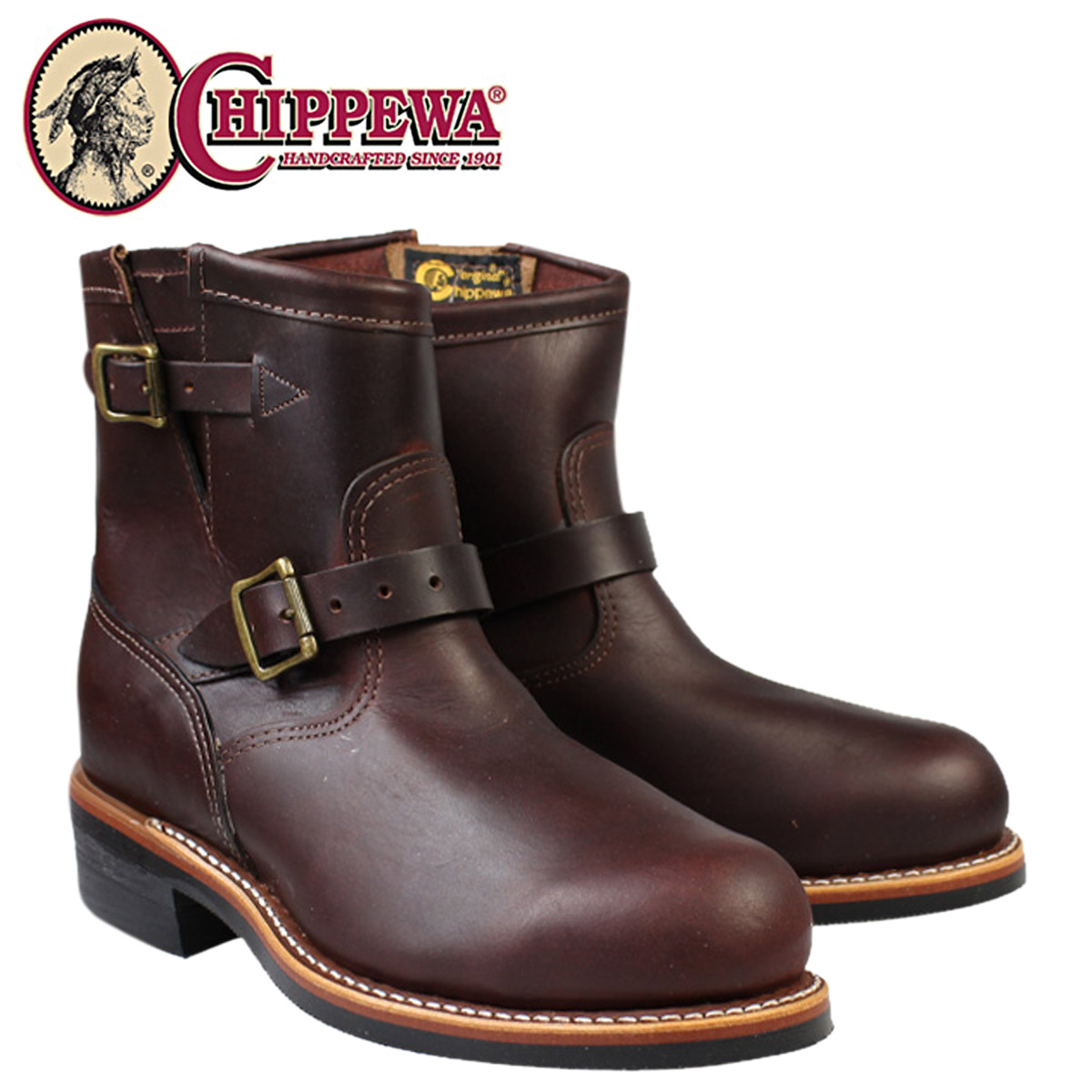 chippewa engineer boots