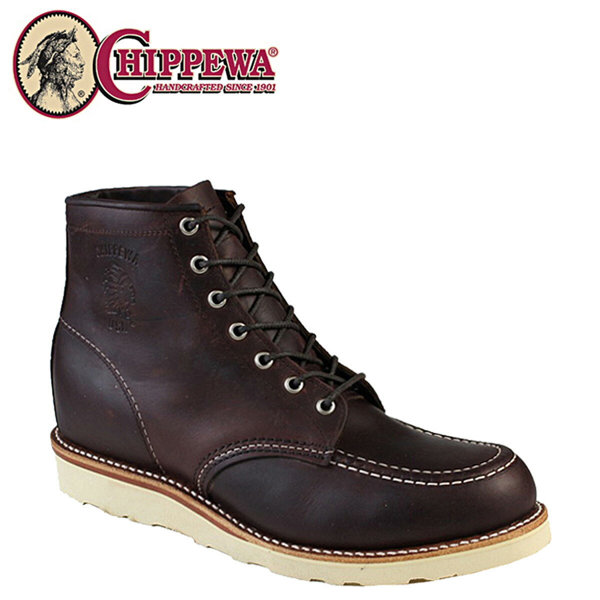 chippewa moc toe boots