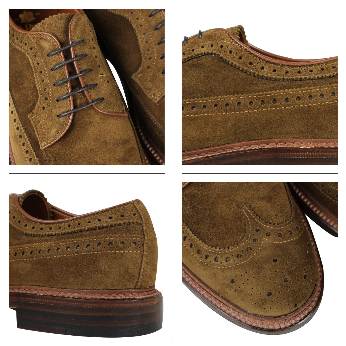 Sugar Online Shop Alden ALDEN wing tip shoes LONG WING