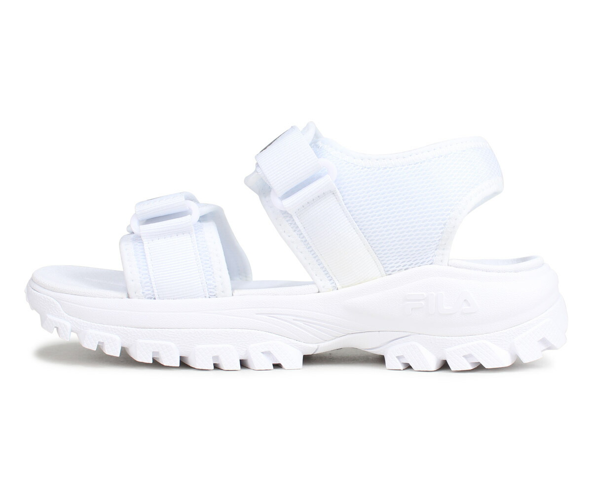 fila sandals mens white