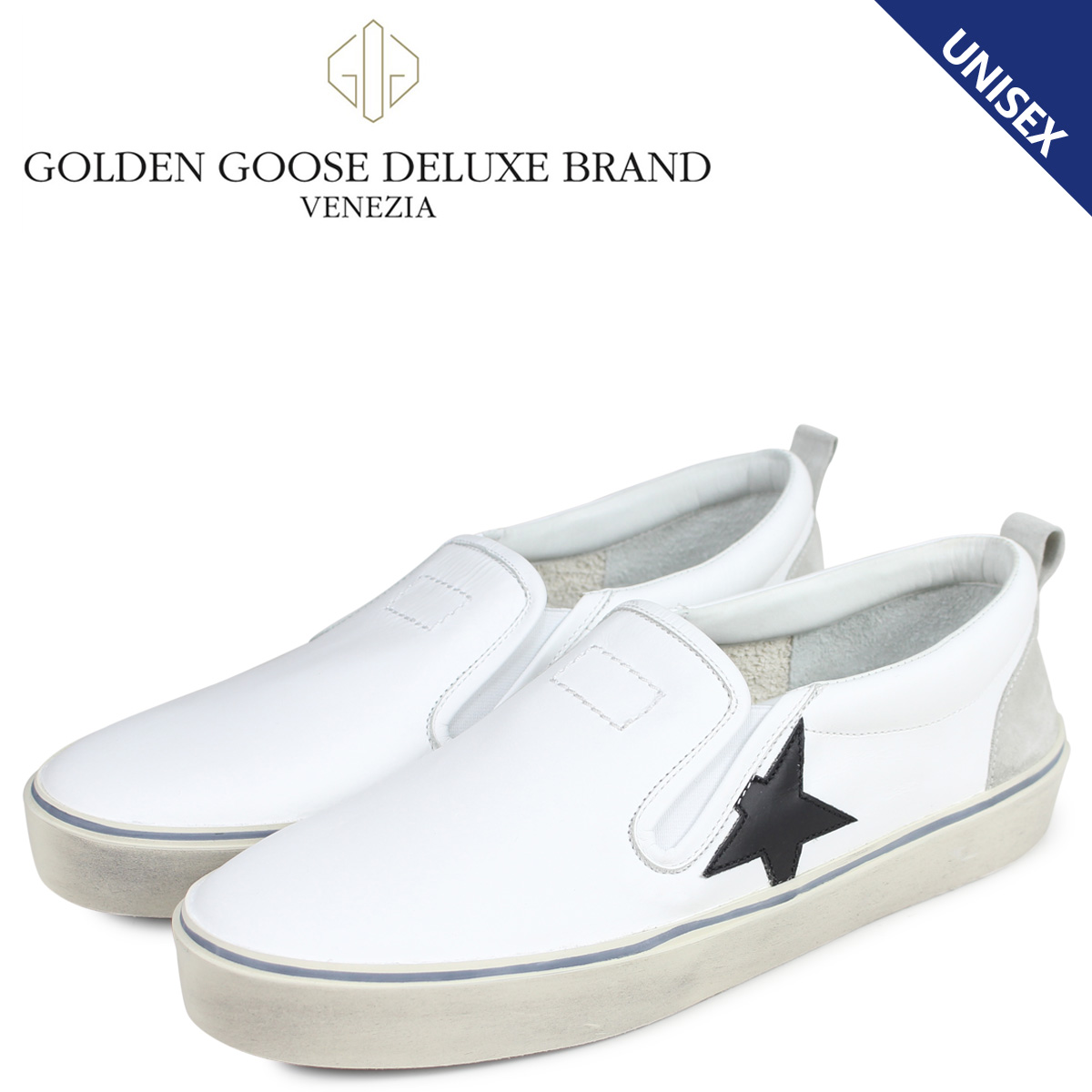 楽天市場 最大1000円offクーポン Golden Goose ゴールデングース ハナミ スニーカー スリッポン メンズ レディース Hanami ホワイト 白 G34ms596 D2 シュガーオンラインショップ