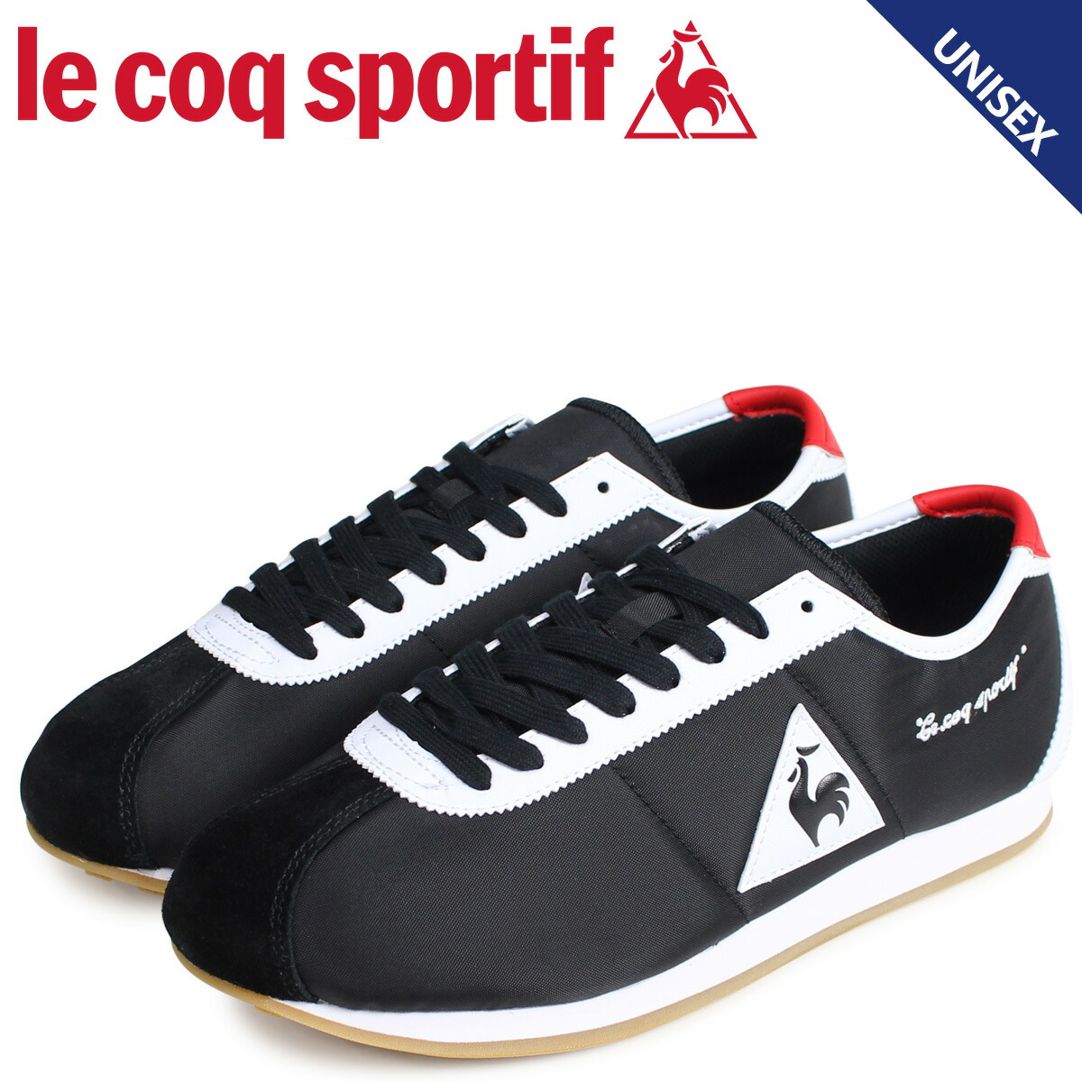 楽天市場 最大1000円offクーポン Le Coq Sportif ルコック スポルティフ スニーカー モンペリエ メンズ レディース Montpellier ブラック 黒 Ql1ngc06bw シュガーオンラインショップ