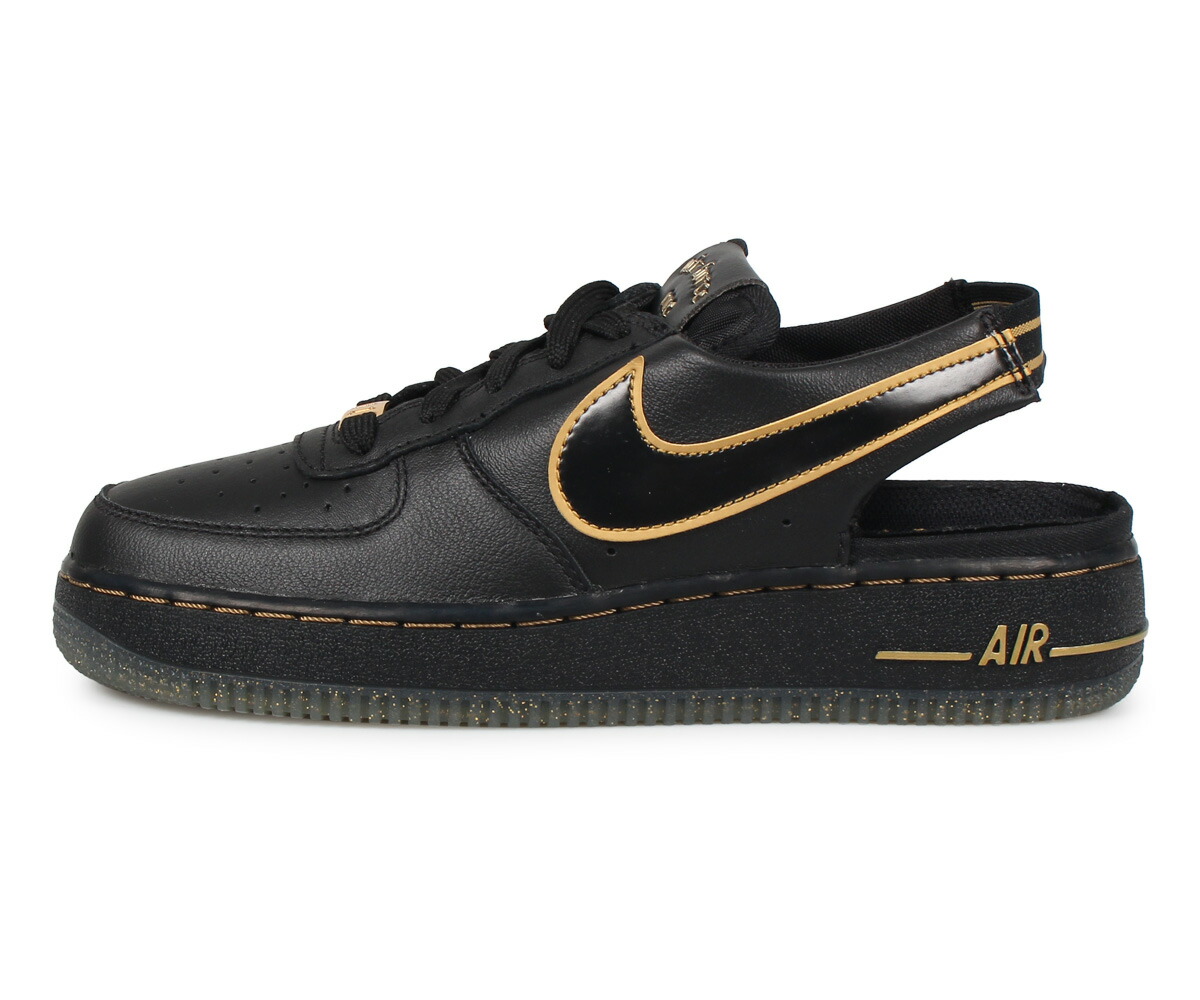 Nike air force 1 vtf black/metallic gold best sale