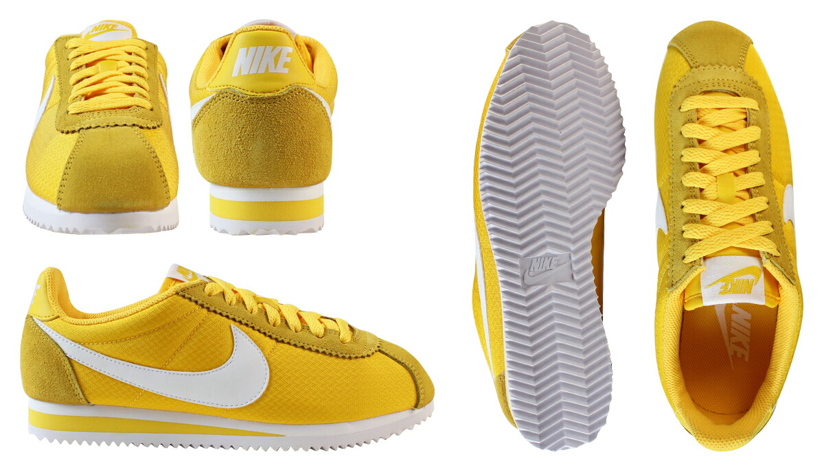 nike cortez womens yellow