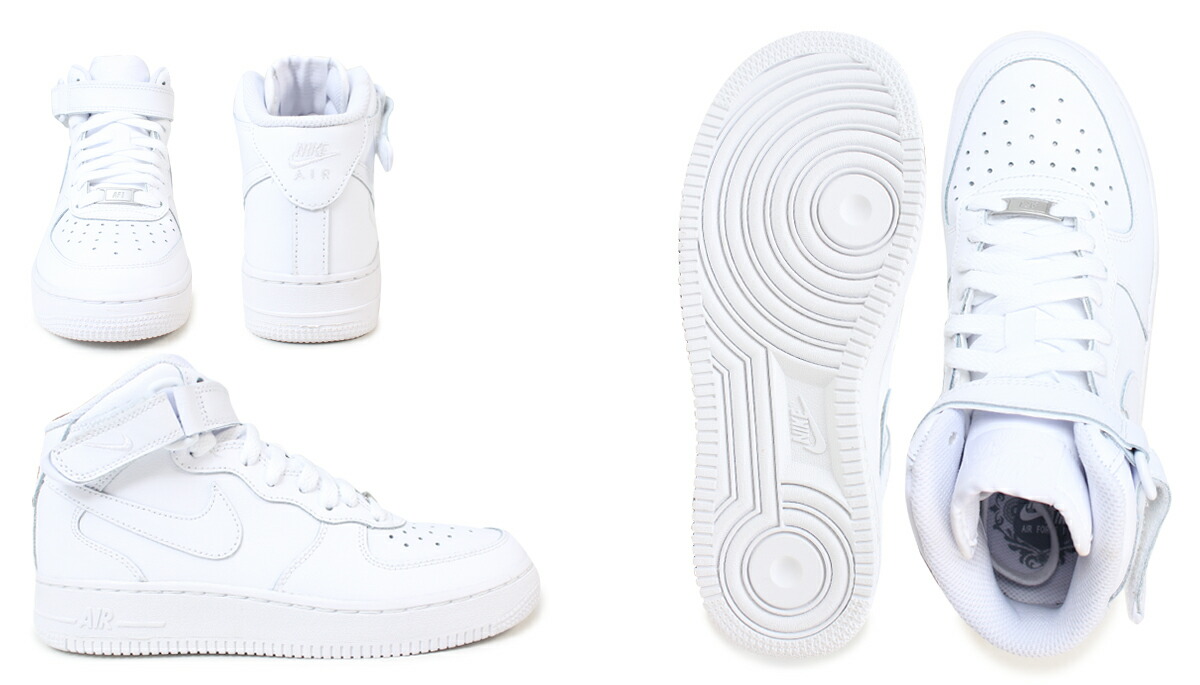 Nike kids NIKE AIR FORCE 1 MID GIRLS 314195-113 women\u0027s sneakers air force 1