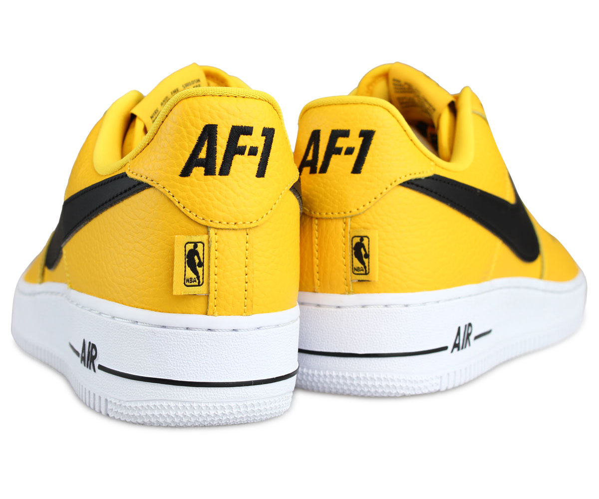 nike af1 nba yellow