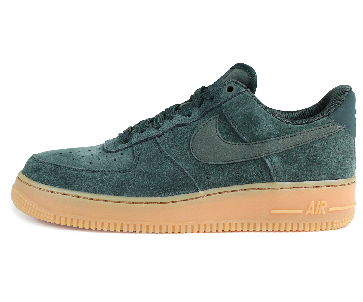 nike air force 1 07 suede green