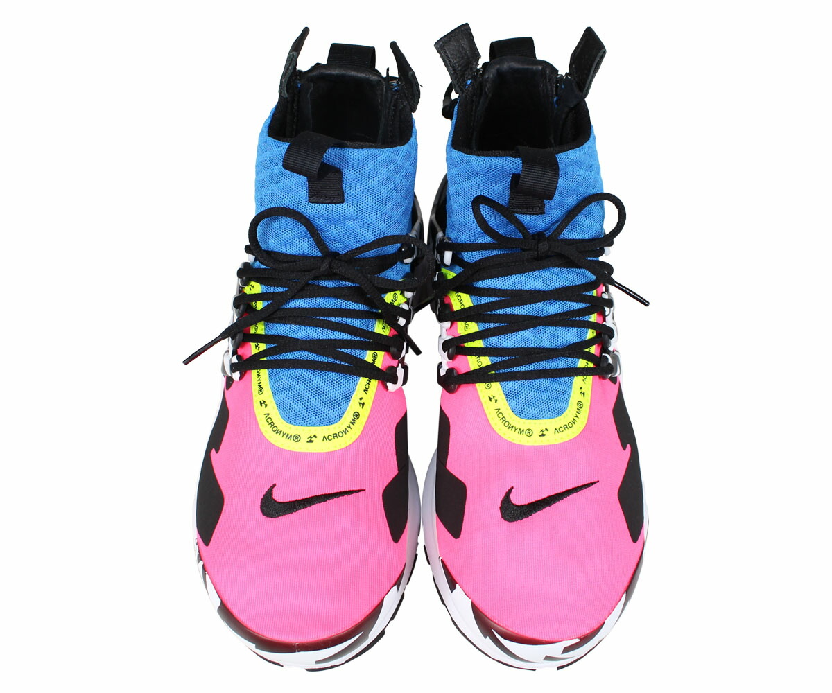 楽天市場 Nike ナイキ エアプレスト スニーカー メンズ Acronym アクロニウム Air Presto Mid Ah72 600 ピンク シュガーオンラインショップ