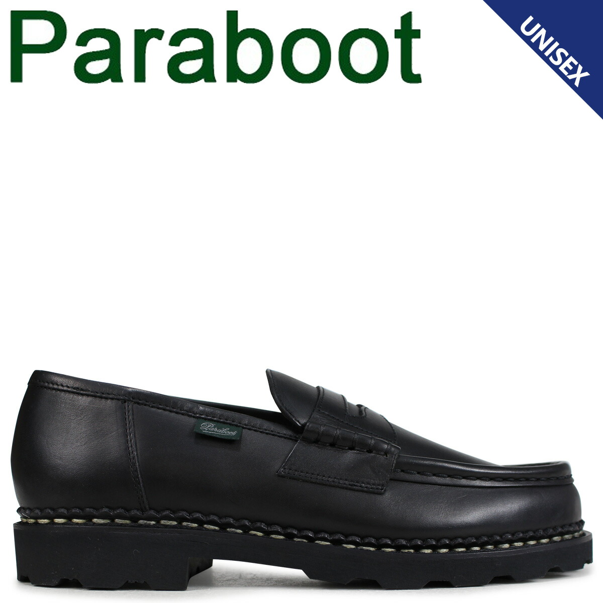 楽天市場】【最大1000円OFFクーポン配布中】 PARABOOT ランス パラブーツ REIMS シューズ ローファー 099412 メンズ  レディース ブラック 黒 : シュガーオンラインショップ