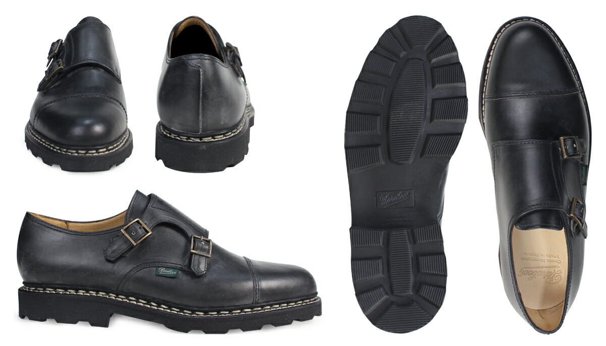 楽天市場 最大1000円offクーポン Paraboot ウィリアム パラブーツ William シューズ ダブルモンクシューズ メンズ レディース 靴 ブラック 黒 シュガーオンラインショップ