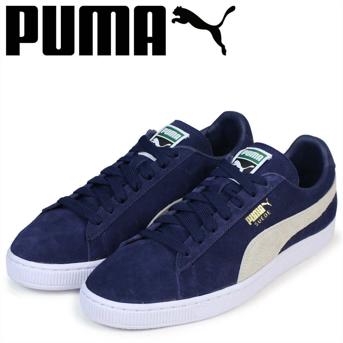 puma dark blue shoes