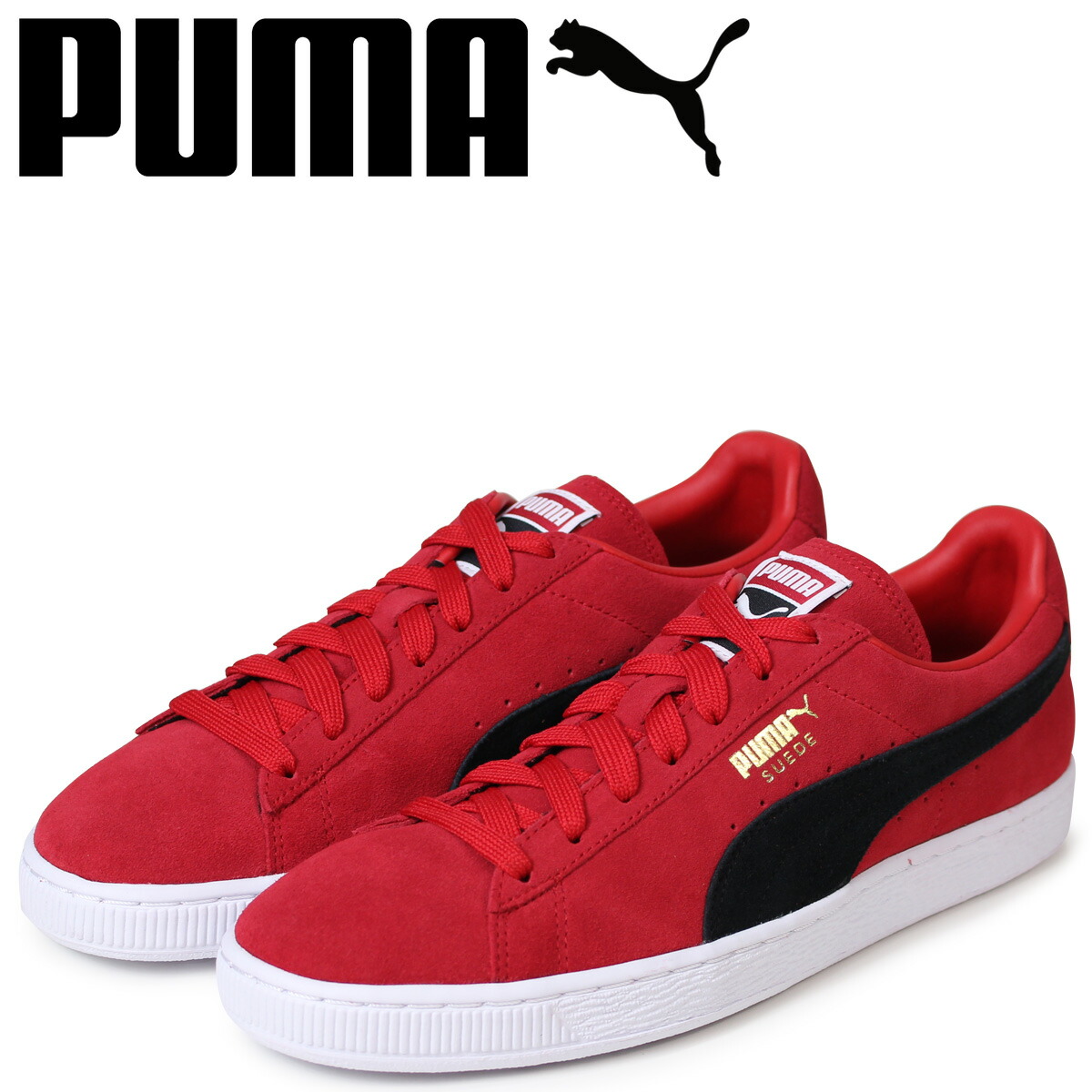 puma red sneakers mens