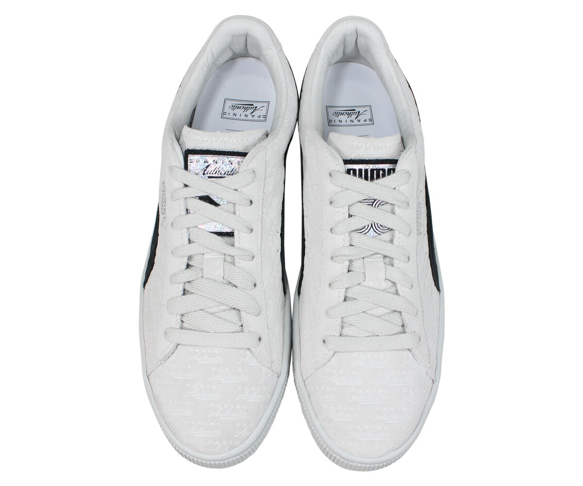 puma suede classic white black