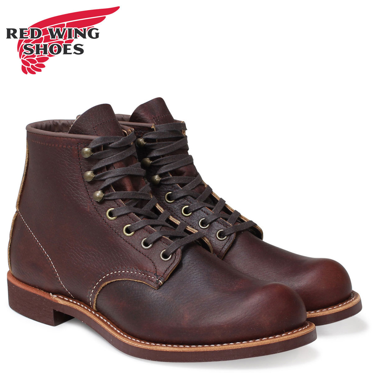 楽天市場 最大600円offクーポン Red Wing レッドウィング ブーツ ブラックスミス メンズ Blacksmith Round Toe Dワイズ ブラウン 3340 シュガーオンラインショップ
