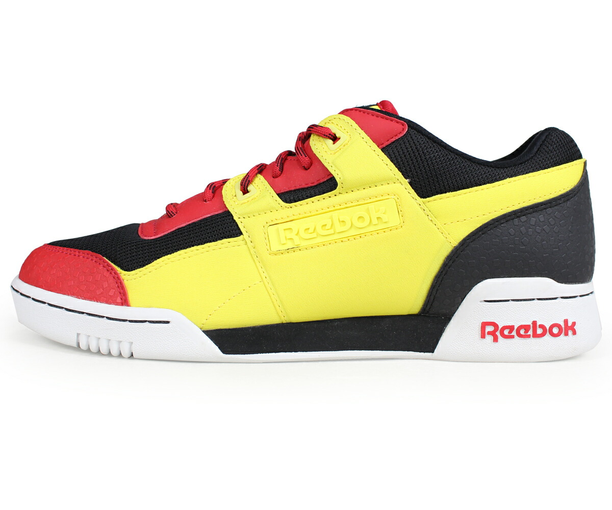 reebok workout mens yellow