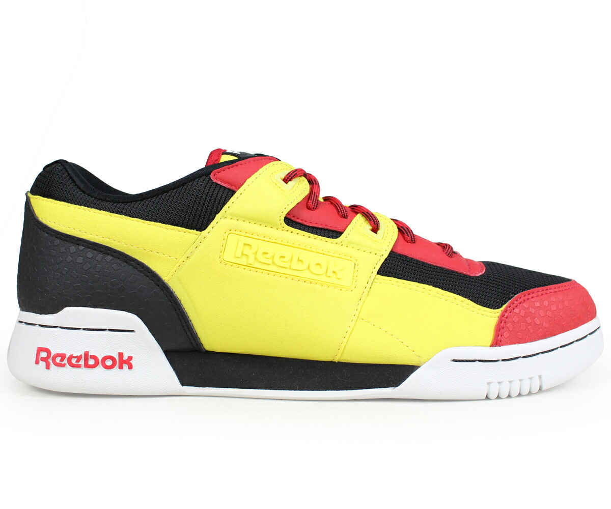 reebok workout mens yellow