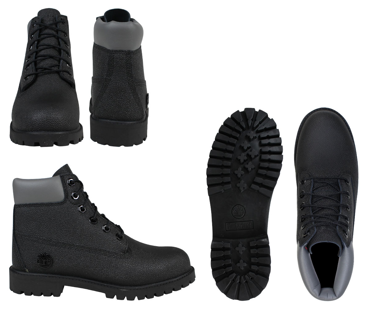 timberland black junior