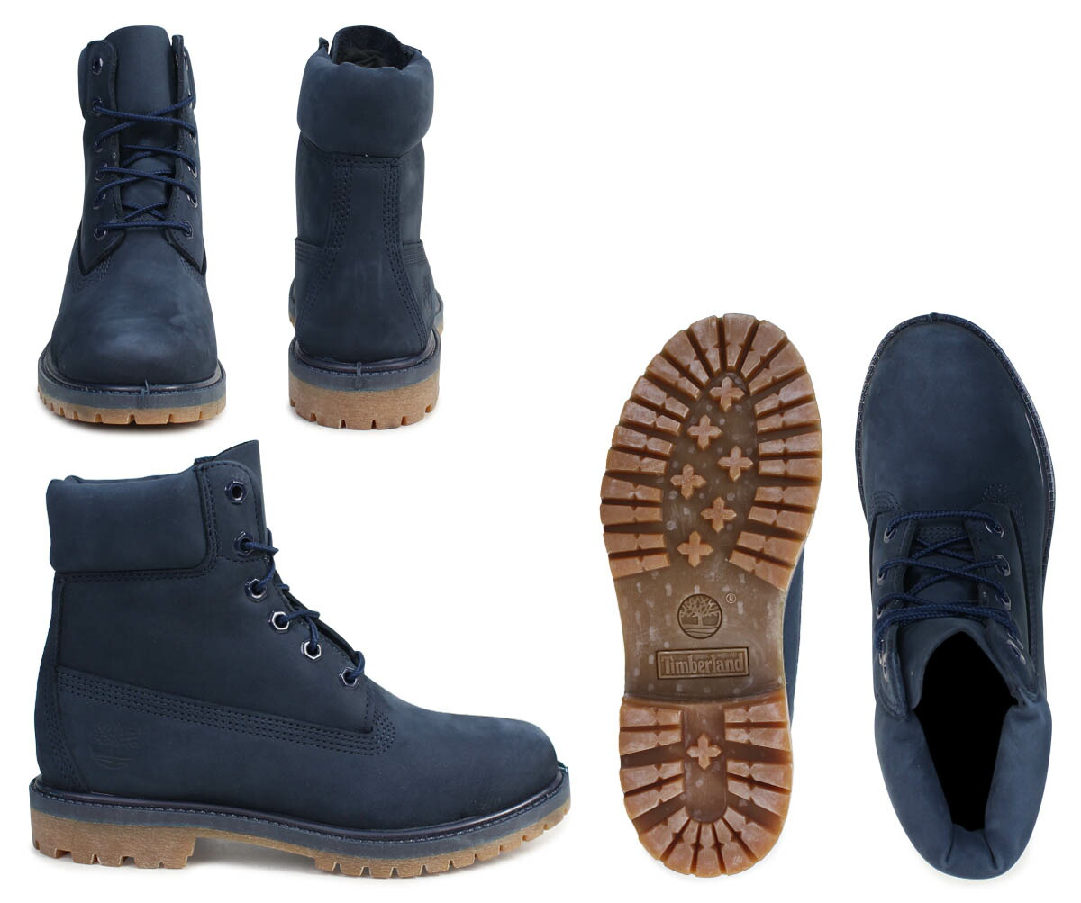 timberland boots womens navy blue
