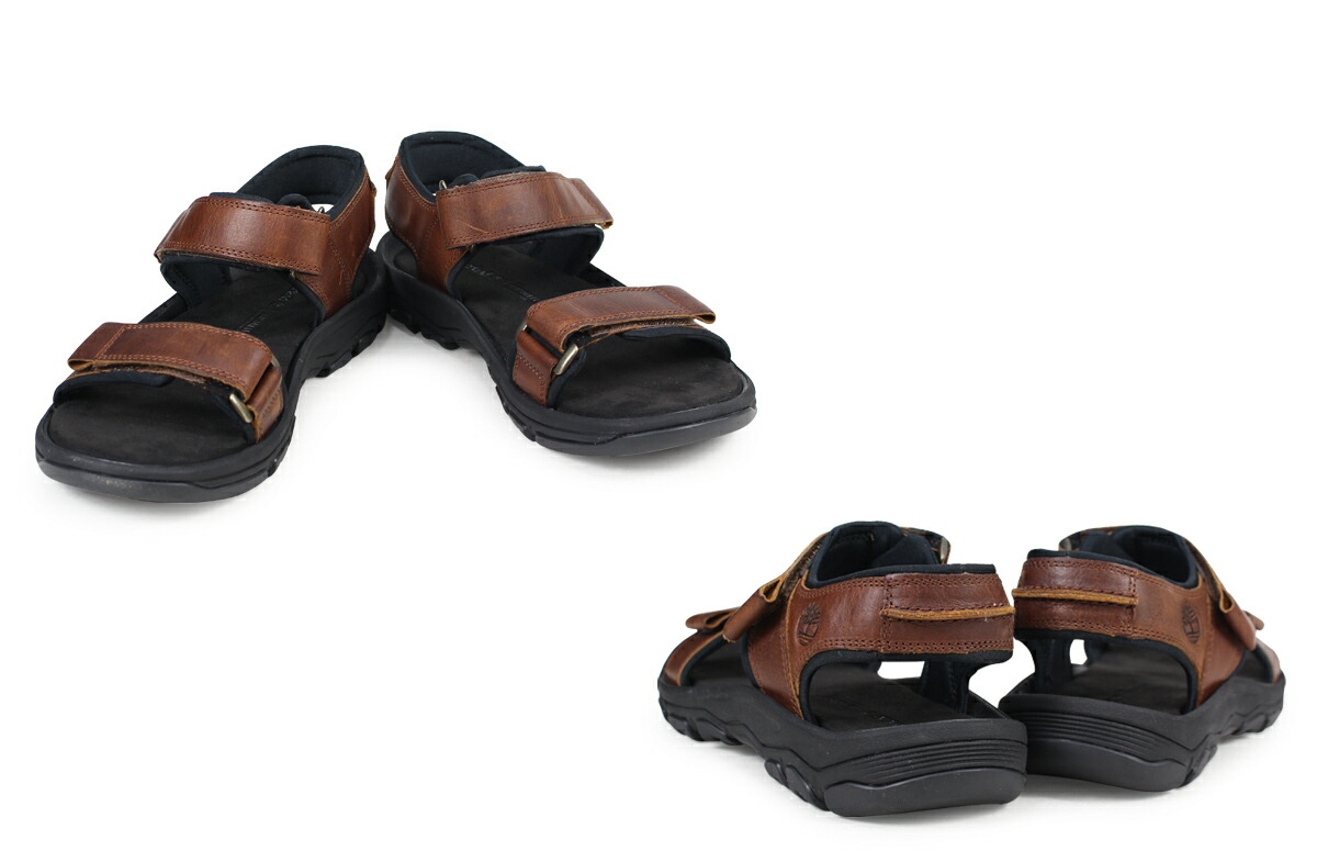 楽天市場 Timberland サンダル メンズ ティンバーランド Roslindale 2 Strap Sandals A1owh Mワイズ ブラウン シュガーオンラインショップ