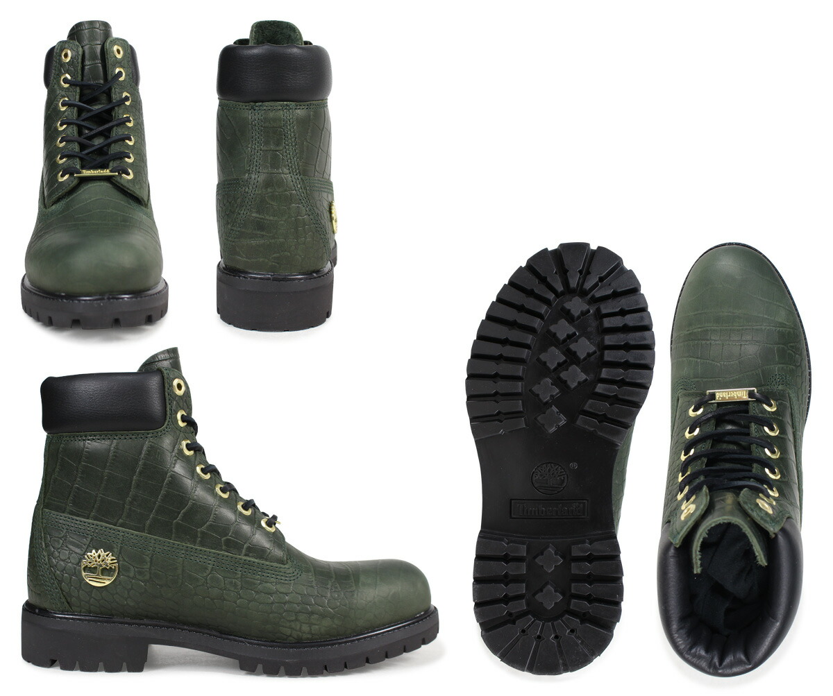 green and black timberlands