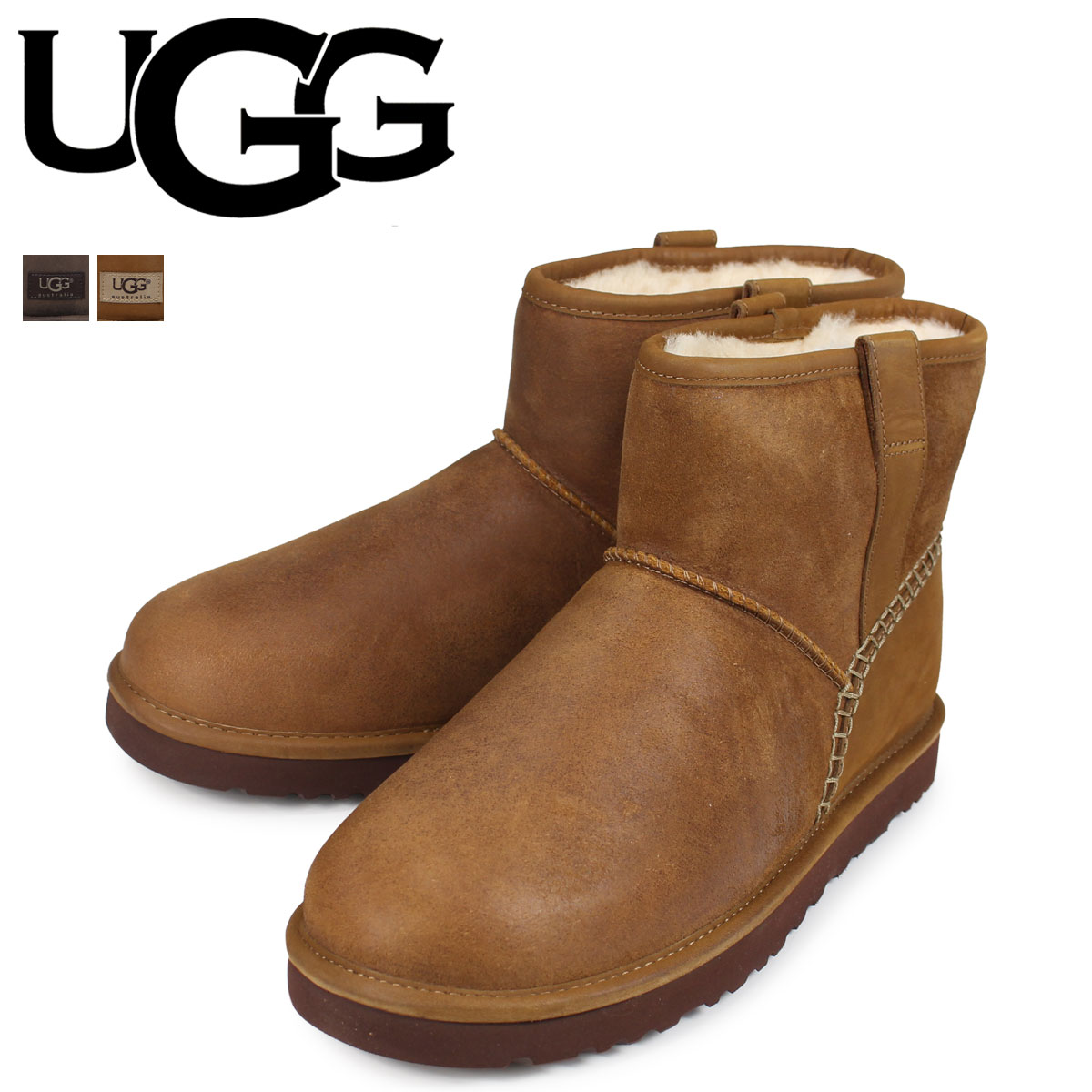 楽天市場 15 Off アグ Ugg メンズ クラシック ミニ ムートン